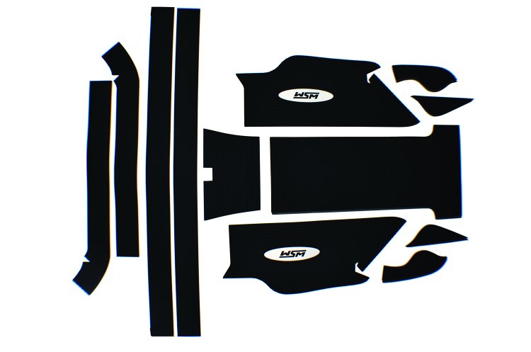 WSM PWCTraction Pads Traction Mat Yamaha 700 Super Jet Freestyle 96-13 - 012-222BLK