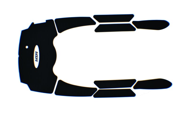 WSM PWCTraction Pads Traction Mat Yamaha 1050 / 1100 / 1800 VX / VXR / VXS 10-16 - 012-224BLK