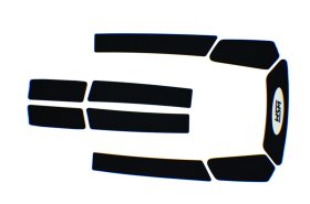 WSM PWCTraction Pads Traction Mat Sea-Doo 580 - 720 GT / GTS / GTX 90-00 - 012-311BLK