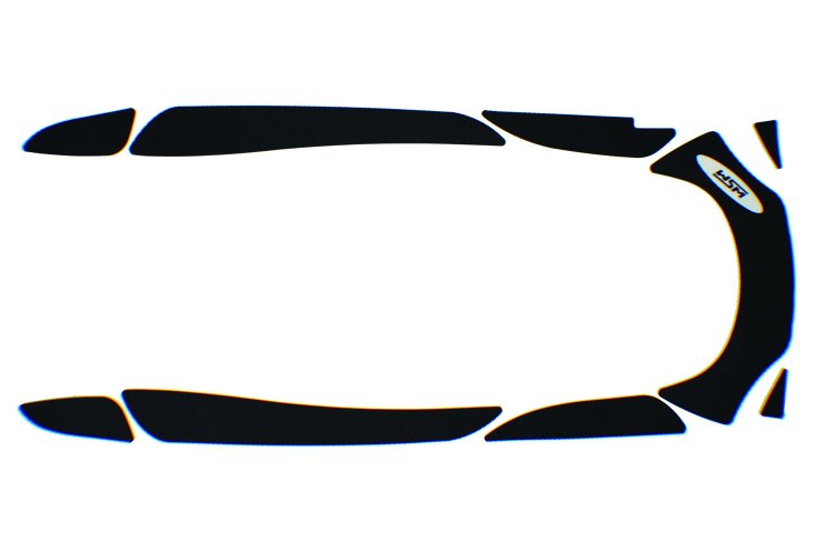 WSM PWCTraction Pads Traction Mat Sea-Doo 1503 GTI / Wake 06-11 - 012-312BLK