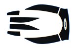 WSM PWCTraction Pads Traction Mat Polaris 700 / 1200 PRO / SLH / SLX 00-01 - 012-451BLK