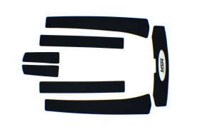 WSM PWCTraction Pads Traction Mat Polaris 700 - 780 / 1050 94-99 - 012-452BLK WSM PWCTraction Pads Traction Mat Polaris 700 - 780 / 1050 94-99 - 012-452BLK