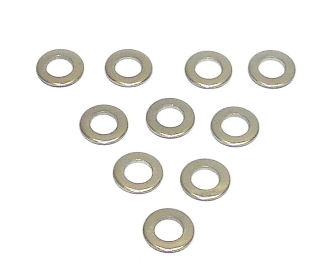 WSM PWC Hardware Washer Flat 5mm Stainless - Pack Of 10 - 014-400