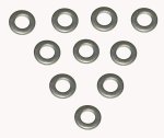 WSM PWC Hardware Washer Flat 6mm Stainless - Pack Of 10 - 014-401