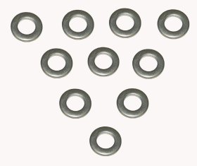 WSM PWC Hardware Washer Flat 6mm Stainless - Pack Of 10 - 014-401 WSM PWC Hardware Washer Flat 6mm Stainless - Pack Of 10 - 014-401