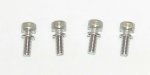 WSM Off Road Carb. Kits Carburetor Float Bowl Screws 4 x 12mm (4 Pack) - 014-412