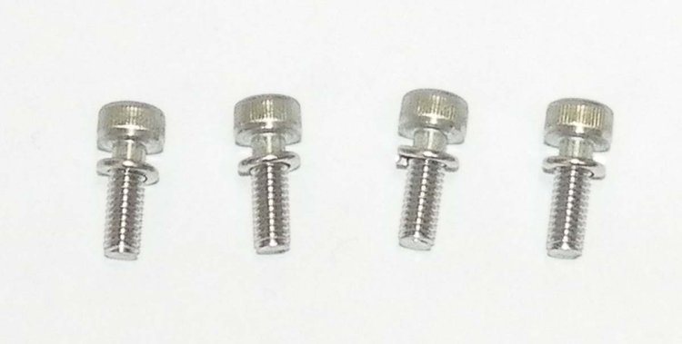 WSM Off Road Carb. Kits Carburetor Float Bowl Screws 4 x 12mm (4 Pack) - 014-412