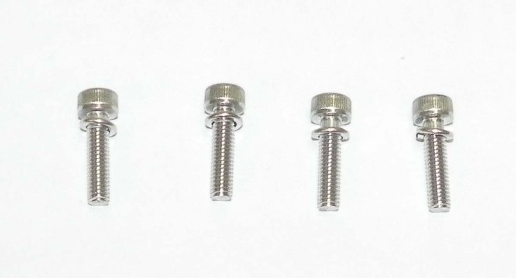WSM Off Road Carb. Kits Carburetor Float Bowl Screw Set 4x16mm - 014-416