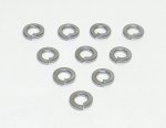 WSM PWC Hardware Washer Lock 6mm Stainless - Pack Of 10 - 014-501