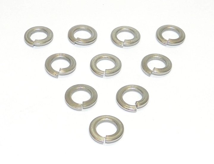 WSM PWC Hardware Washer Lock 10mm Stainless - Pack Of 10 - 014-503
