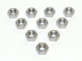 WSM PWC Hardware Nut Hex 8mm Stainless - Pack Of 10 - 014-602 WSM PWC Hardware Nut Hex 8mm Stainless - Pack Of 10 - 014-602