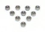 WSM PWC Hardware Nut Lock 5mm Stainless - Pack Of 10 - 014-700
