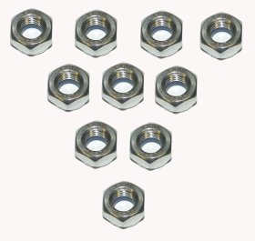 WSM PWC Hardware Nut Nylon Lock 8mm Stainless - Pack Of 10 - 014-702 WSM PWC Hardware Nut Nylon Lock 8mm Stainless - Pack Of 10 - 014-702