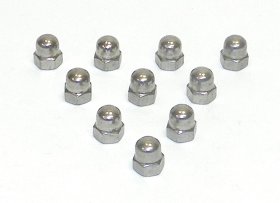 WSM PWC Hardware Nut Acorn 5mm - Pack Of 10 - 014-800