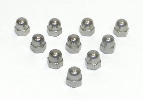 WSM PWC Hardware Nut Acorn 6mm - Pack Of 10 - 014-801 WSM PWC Hardware Nut Acorn 6mm - Pack Of 10 - 014-801