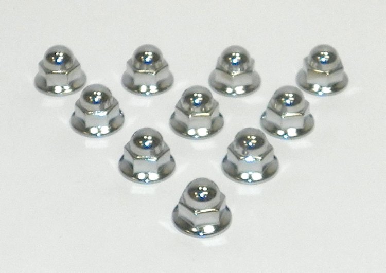 WSM PWC Hardware Nut Acorn Kawasaki 300 - 1500 - Pack Of 10 - 014-802