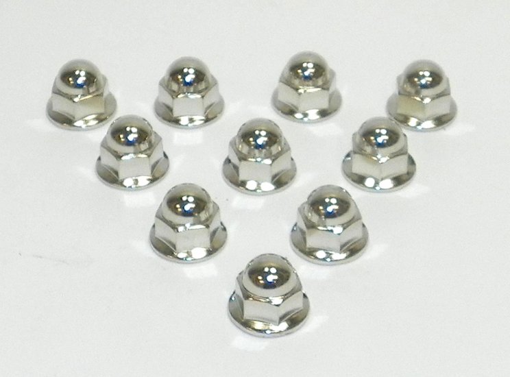 WSM PWC Hardware Nut Acorn Kawasaki 300 / 650 - 1500 - Pack Of 10 - 014-803