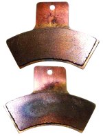 WSM Off Road Brake Pads Brake Pads Rear Polaris 250 - 500 98-04 - 09-5503JL