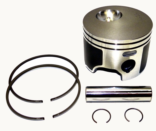 WSM MAR Piston Kits Piston Kit Johnson / Evinruide 115 - 200 Hp V4 - V6 E-Tec Port .030 Over - 100-131-06PK