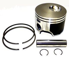 WSM MAR Piston Kits Piston Kit Johnson / Evinruide 115 - 200 Hp V4 - V6 E-Tec Starboard .030 Over - 100-131-06SK