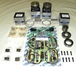 WSM MAR Engine Rebuild Kits Powerhead Rebuild Kit Johnson / Evinrude 120 / 140 Hp 4 Cylinder 88-94 Standard - 100-135-10