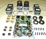 WSM MAR Engine Rebuild Kits Powerhead Rebuild Kit Johnson / Evinrude 200 / 225 Hp 6 Cylinder 88-92 Standard - 100-135-20