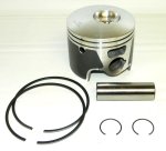 WSM MAR Piston Kits Piston Kit Johnson / Evinrude 200 - 250 Hp 3.3L E-Tec 04-14 Port .020 Over - 100-136-05PK