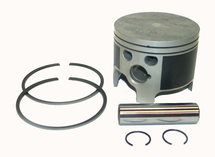 WSM MAR Piston Kits Piston Kit Mercury / Mariner 175 - 250 Hp 2.5L Sport Jet 97-06 Port .015 Over - 100-21-045PK