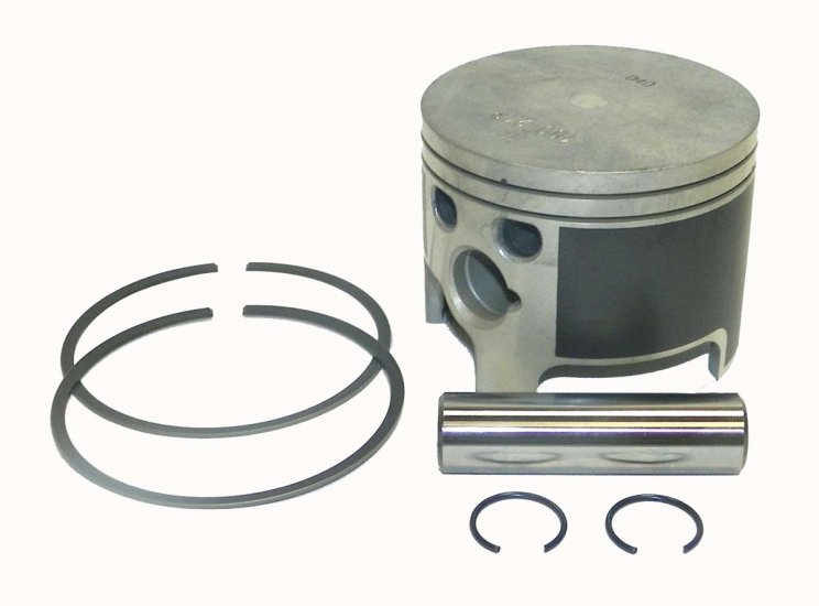 WSM MAR Piston Kits Piston Kit Mercury / Mariner 175 - 250 Hp 2.5L Sport Jet 97-06 Port .040 Over - 100-21-07PK