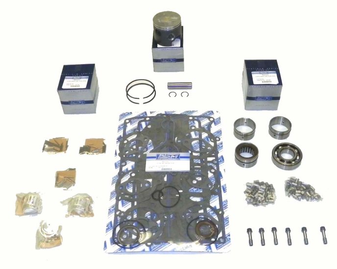 WSM MAR Engine Rebuild Kits Powerhead Rebuild Kit Mercury / Mariner 70 - 90 Hp 3 Cylinder Looper 87-93 Standard - 100-25-10