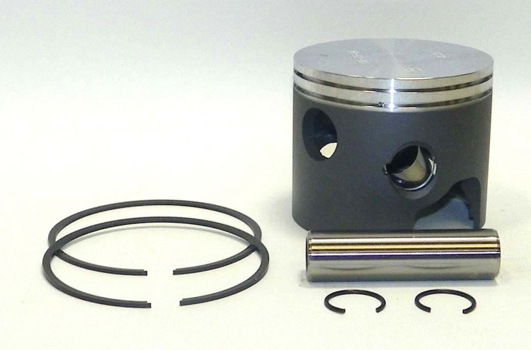 WSM MAR Piston Kits Piston Kit Mercury / Mariner 70 - 115 Hp 85-93 Looper Top Guided .010 Over - 100-35-04K