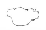 WSM Off Road Cometic Gaskets Clutch Cover Gasket Yamaha 450 WR-F / YZ-F 06-15 - 20-563C