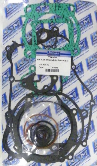 WSM Off Road Gaskets Full Gasket Kit Yamaha 125 YZ 1992 - 25-1013