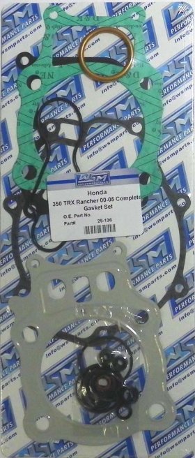 WSM Off Road Gaskets Full Gasket Kit Honda 350 TRX 00-06 - 25-136 WSM Off Road Gaskets Full Gasket Kit Honda 350 TRX 00-06 - 25-136
