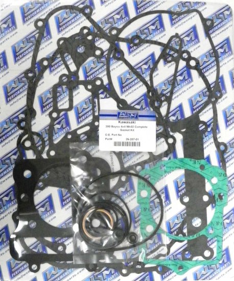 WSM Off Road Gaskets Full Gasket Kit Kawasaki 300 Bayou 4x4 99-02 - 25-207-01