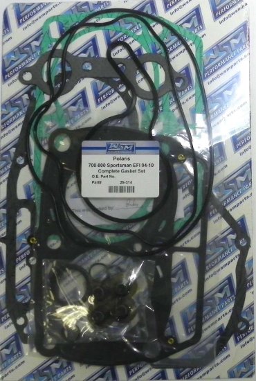 WSM Off Road Gaskets Full Gasket Kit Polaris 700 / 800 Ranger / RZR / Sportsman 05-10 - 25-314
