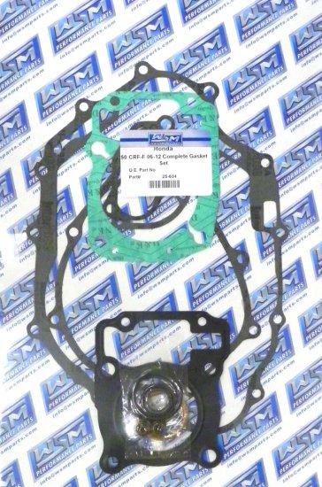WSM Off Road Gaskets Full Gasket Kit Honda 150 CRF-F 06-17 - 25-634