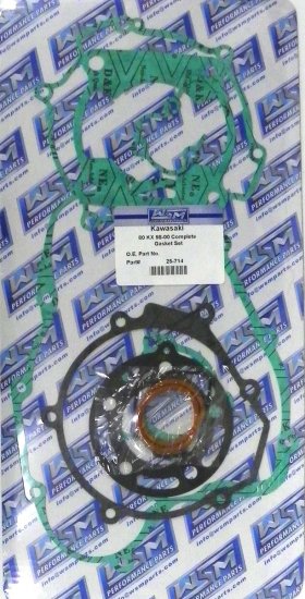 WSM Off Road Gaskets Full Gasket Kit Kawasaki 80 KX 98-00 - 25-714