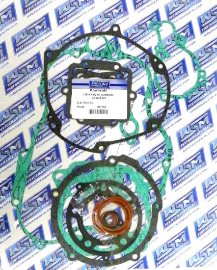 WSM Off Road Gaskets Full Gasket Kit Kawasaki 125 KX 92-94 - 25-738