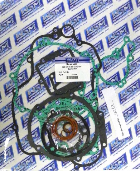 WSM Off Road Gaskets Full Gasket Kit Kawasaki 125 KX 95-97 - 25-739