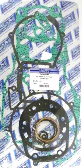 WSM Off Road Gaskets Full Gasket Kit Kawasaki 250 KX 88-89 - 25-752 WSM Off Road Gaskets Full Gasket Kit Kawasaki 250 KX 88-89 - 25-752
