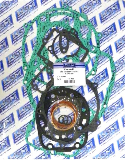 WSM Off Road Gaskets Full Gasket Kit Kawasaki 250 KX 1992 - 25-754