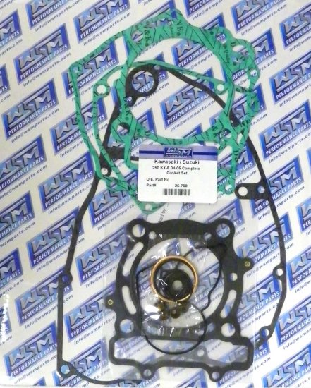 WSM Off Road Gaskets Full Gasket Kit Kawasaki / Suzuki 250 KX-F / RMZ 04-08 - 25-760