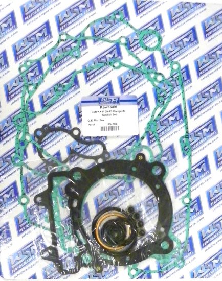 WSM Off Road Gaskets Full Gasket Kit Kawasaki 450 KX-F 09-15 - 25-786