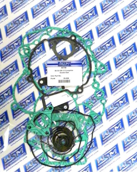 WSM Off Road Gaskets Full Gasket Kit KTM 65 SX / XC 09-23 - 25-806