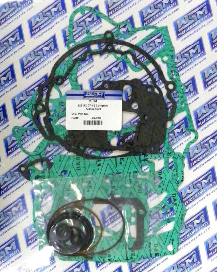 WSM Off Road Gaskets Full Gasket Kit KTM 125 - 150 EXC / SX / XC 06-15 - 25-823