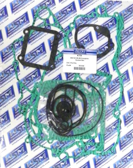 WSM Off Road Gaskets Full Gasket Kit KTM 250 EXC / SX / XC 05-06 - 25-838