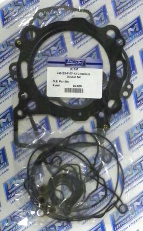 WSM Off Road Gaskets Full Gasket Kit KTM 450 SMR / SX-F / XC-F 07-14 - 25-866 WSM Off Road Gaskets Full Gasket Kit KTM 450 SMR / SX-F / XC-F 07-14 - 25-866