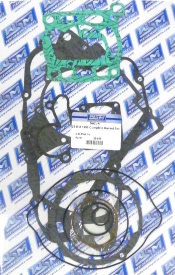 WSM Off Road Gaskets Full Gasket Kit Suzuki 125 RM 1991 - 25-925