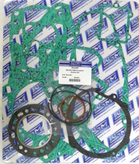 WSM Off Road Gaskets Full Gasket Kit Suzuki 250 RM 1990 - 25-942